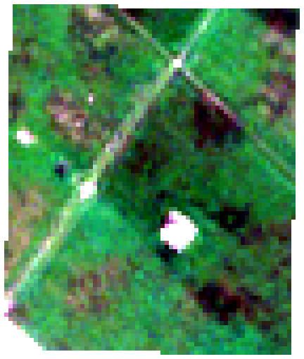 Imagen satelital en color real del lote